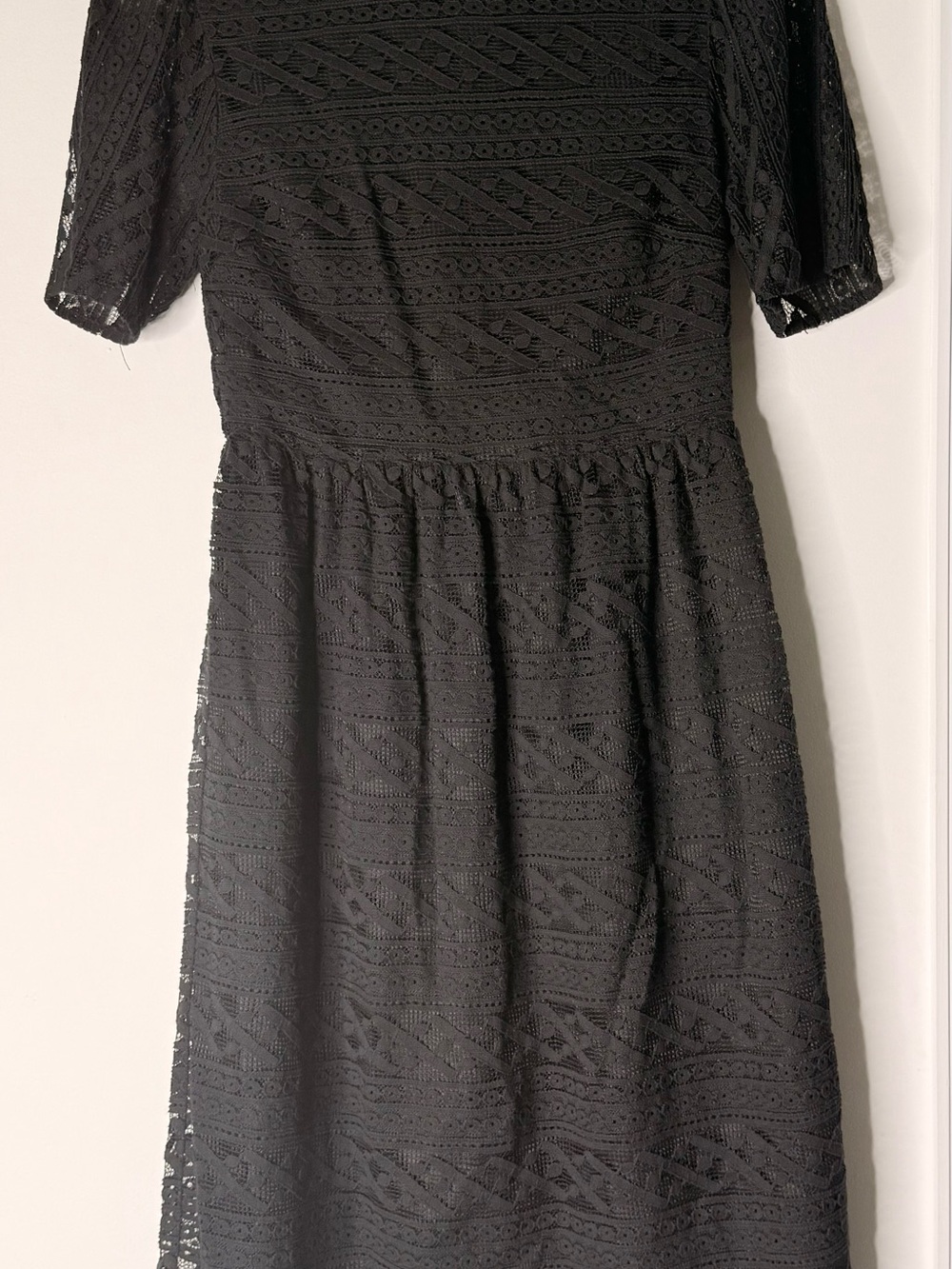 Black Lace Midi Dress - Elegant Women’s Dress